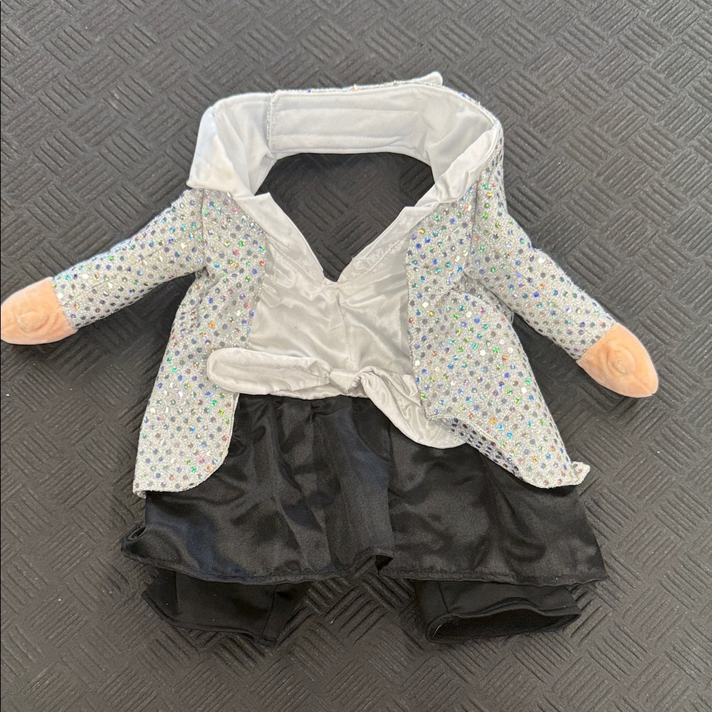 Sequined Halloween Costume for Small Breed Dogs Size M